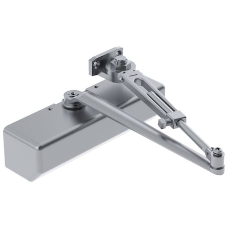 Hager Manual, Hydraulic, Hager Door Coordinators and Closers, Surface Door Closer, Heavy Duty Aluminum 5300-MLT HO ALM